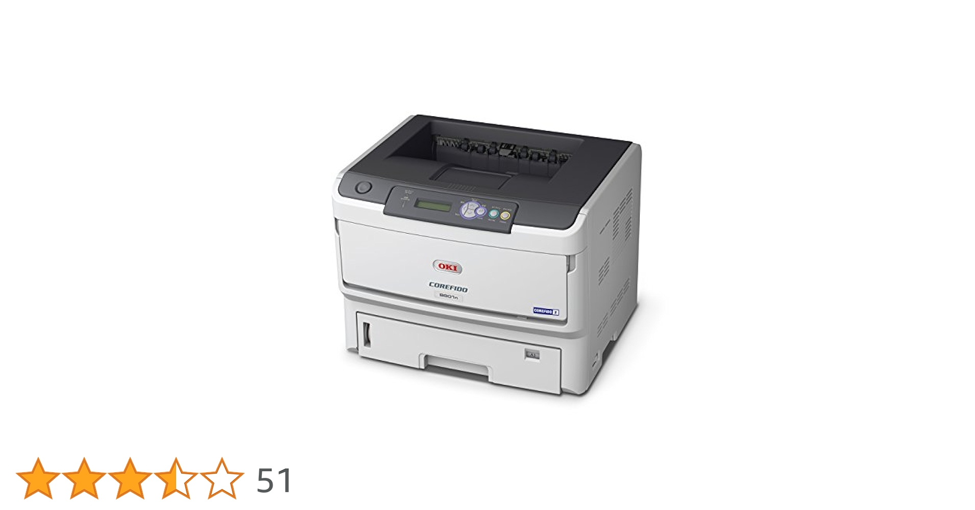 Amazon.co.jp: OKI B801n A3モノクロプリンタ COREFIDO2 B801N